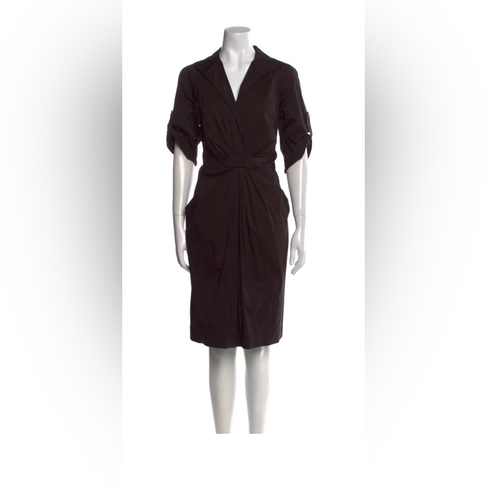 Lafayette 148 New York Black Long Sleeve Dress